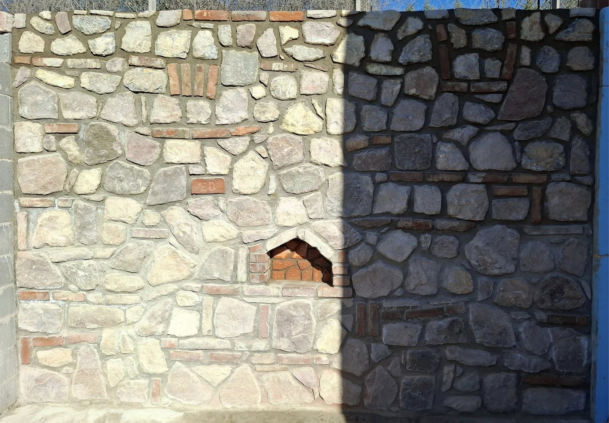 Falazási munka családi háznál végezve